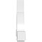Ekena Millwork Ericson Architectural Grade PVC Gable Bracket, 72"W x 21"H x 4"D x 4"F, 7/12 Pitch GBP072X21X0404ERI00 - alternate 4